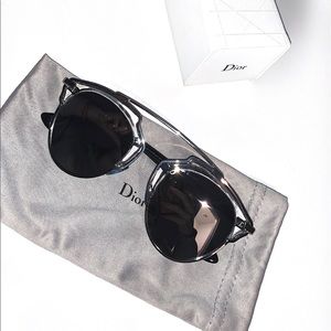NEW Sliver Dior SunGlasseS Fashion Designer
